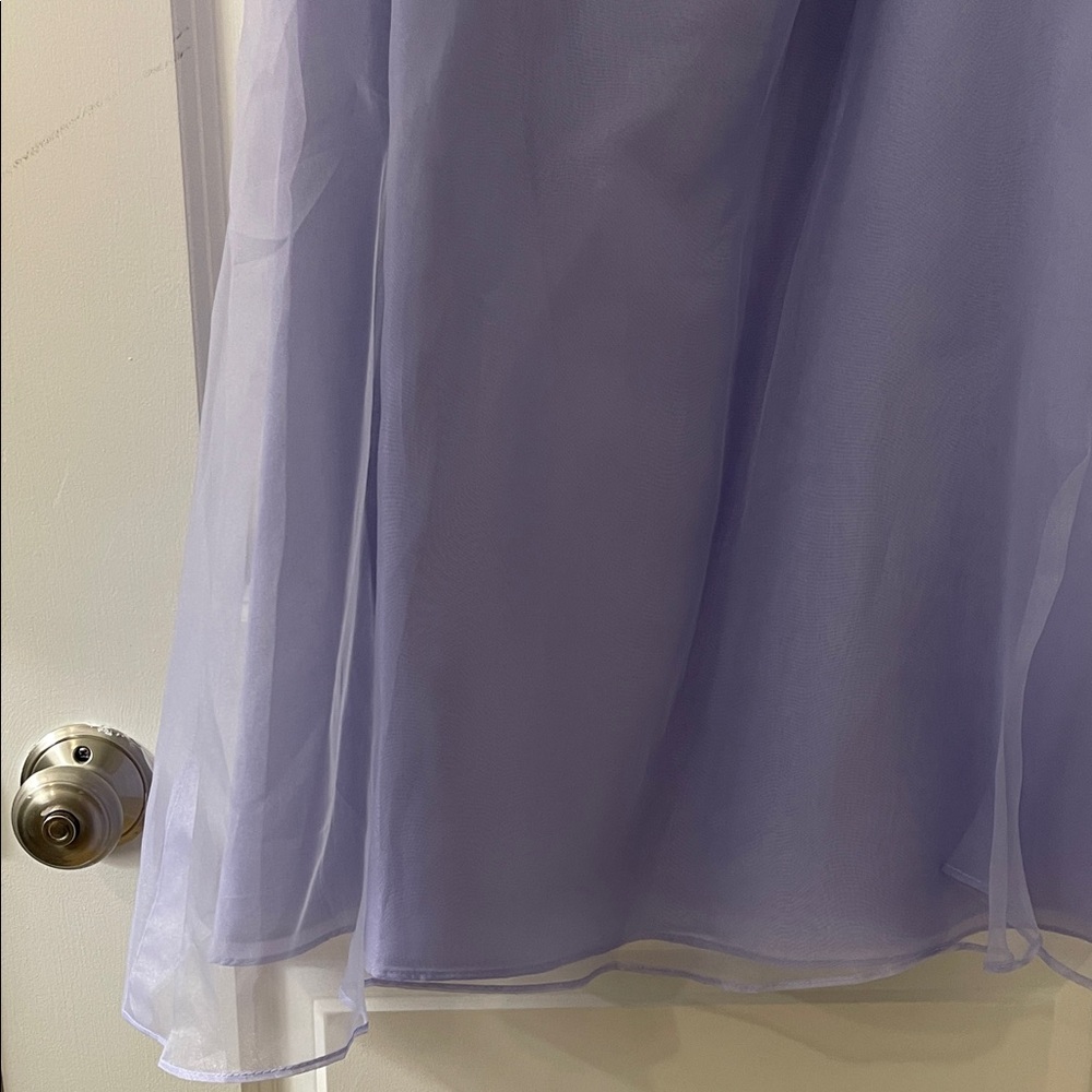 Alfred Angelo Lavender Strapless Dress - Picture 5 of 11